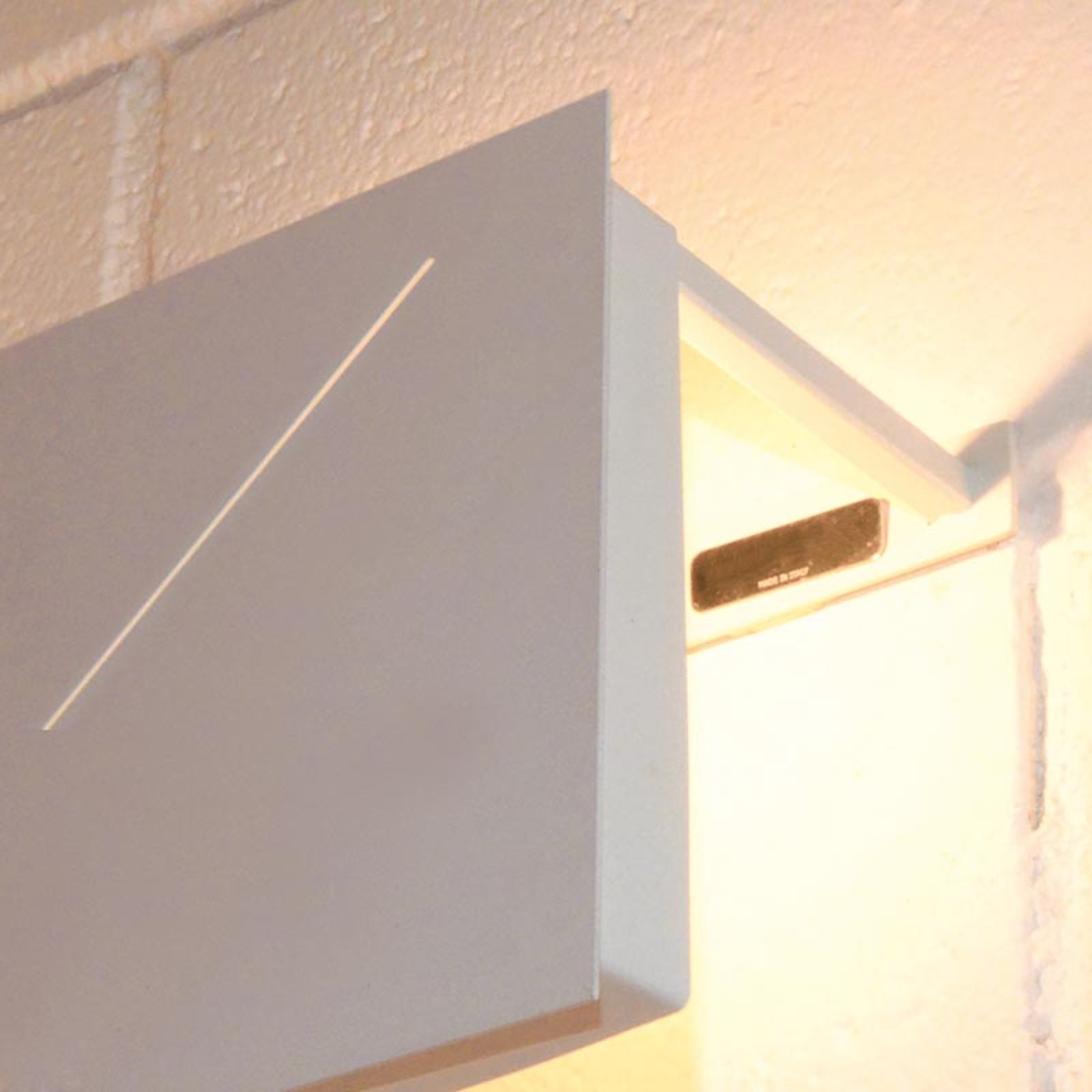 Lámpara de pared LED de diseño Des.agn, blanco