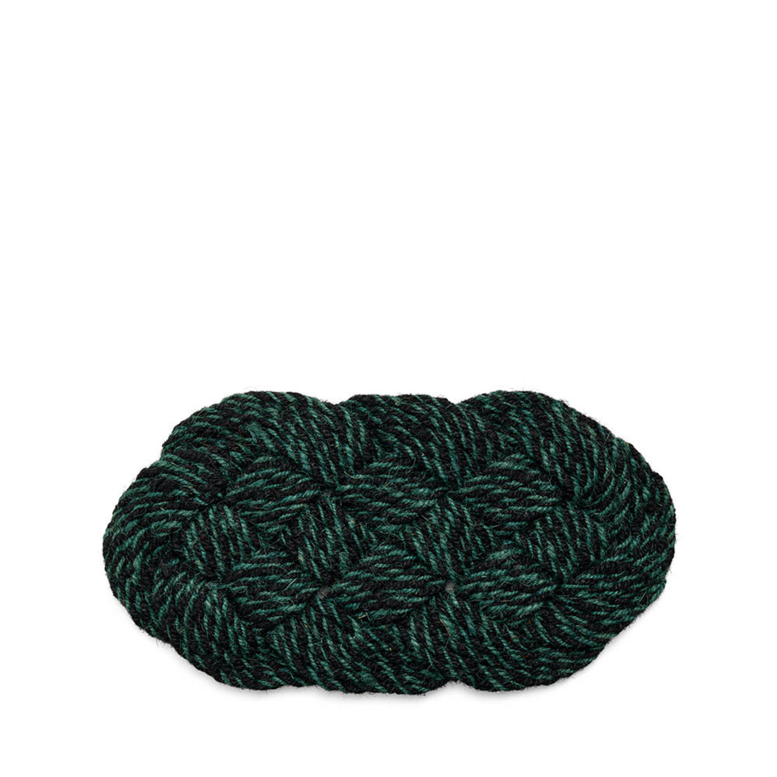 Coco Swirl Ajtószőnyeg Green/Black - Hay