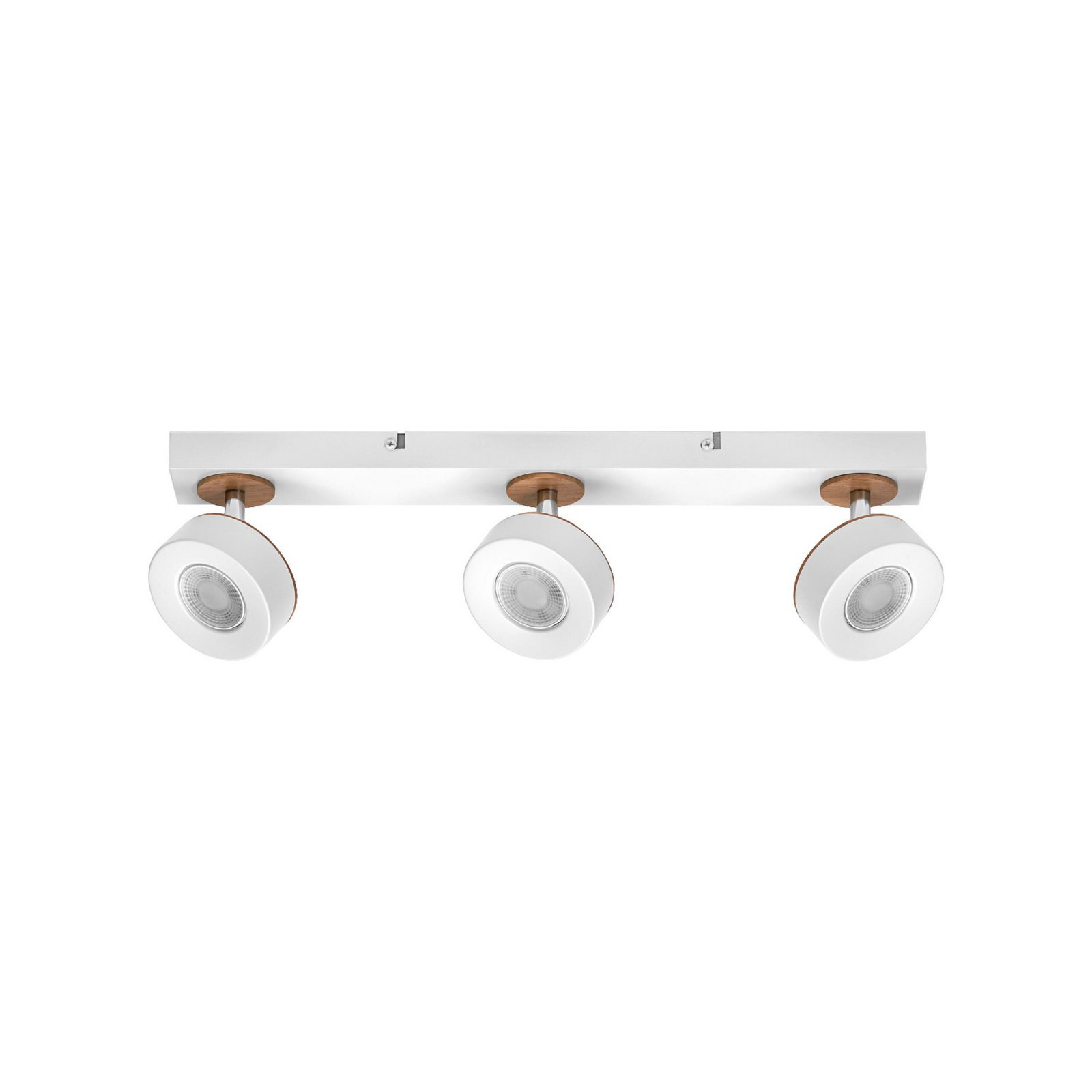 OSRAM LED-Deckenstrahler PLUTO, weiß, 3 Spots Metall 3.000 K
