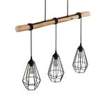 Eldarion 3 Lustră Pendul Black/Wood - Lindby