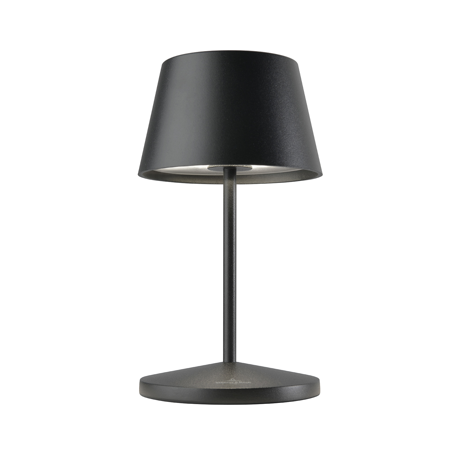 Villeroy & Boch Seoul LED lamp, battery, black, aluminium, 3.3 W, energy efficiency: A+, H: 20 cm