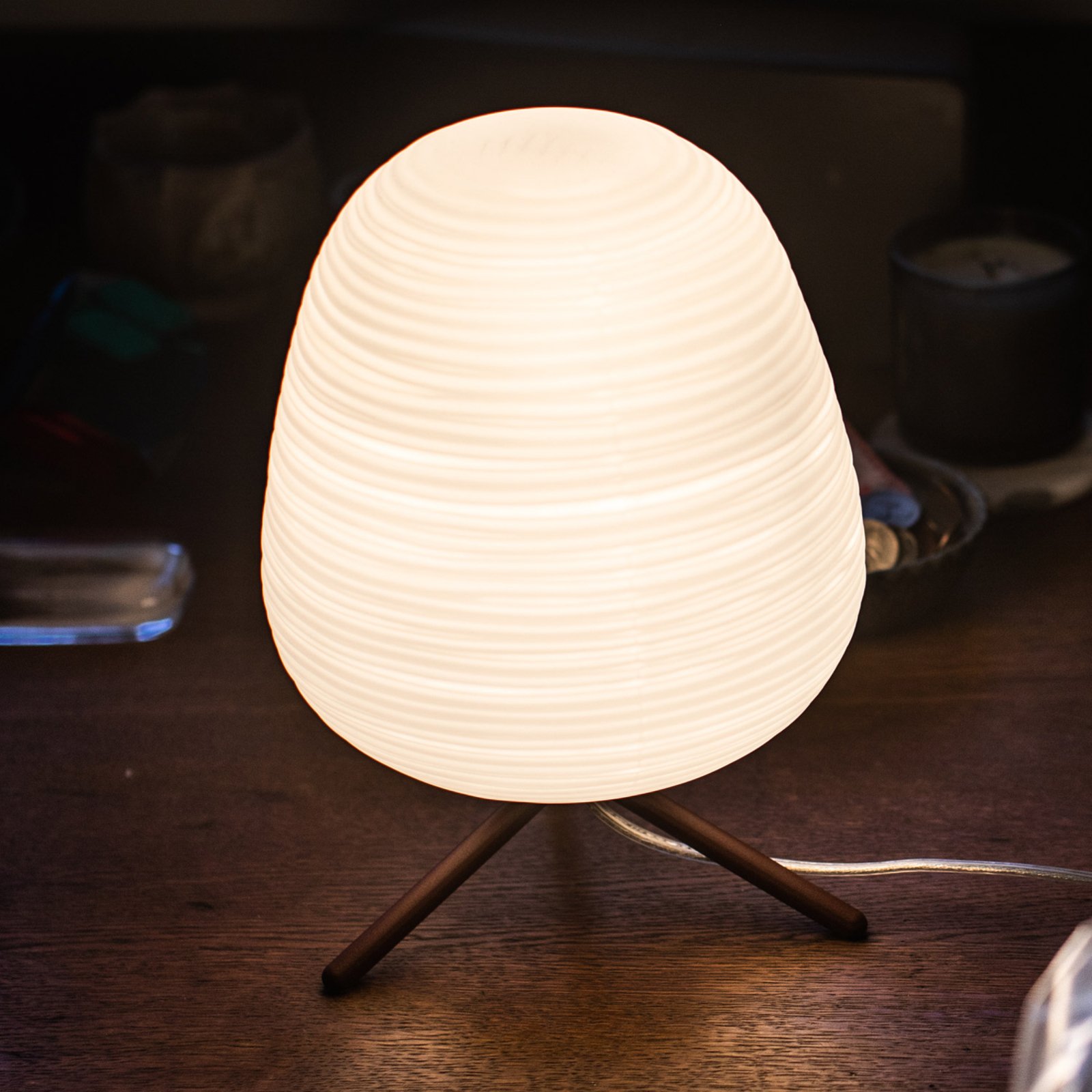 Foscarini Rituals 3 glass table lamp with dimmer