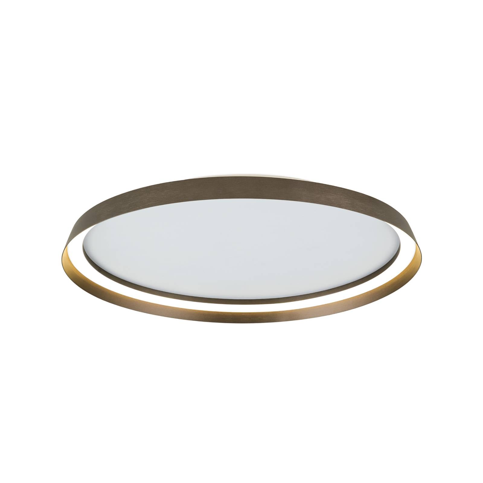 LED-Deckenlampe Manta Ø 60 cm alu bronze Alu up down