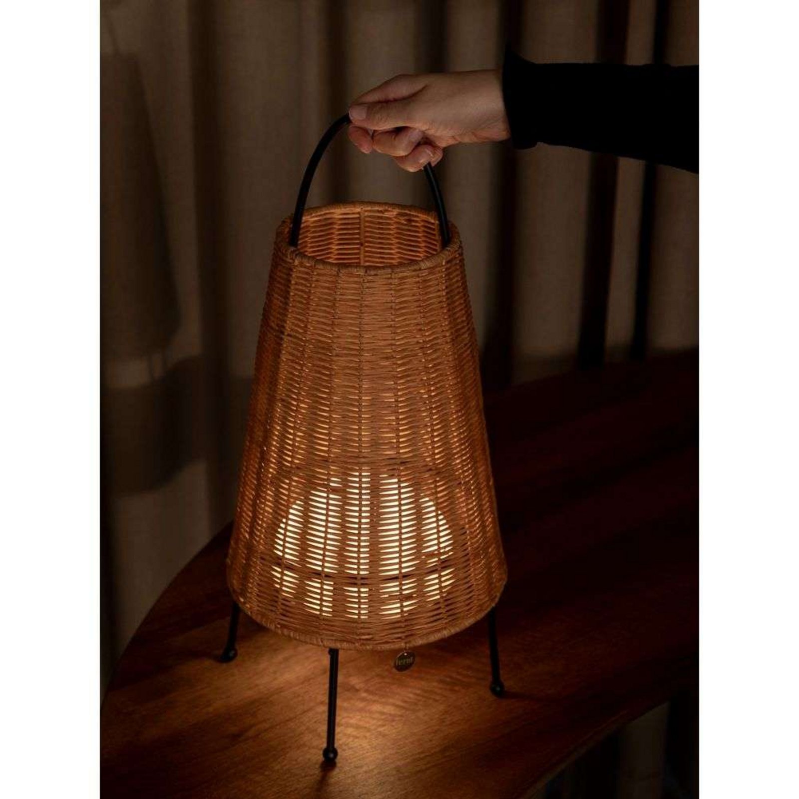 Porti Portable Lampă de Masă Nature - ferm LIVING