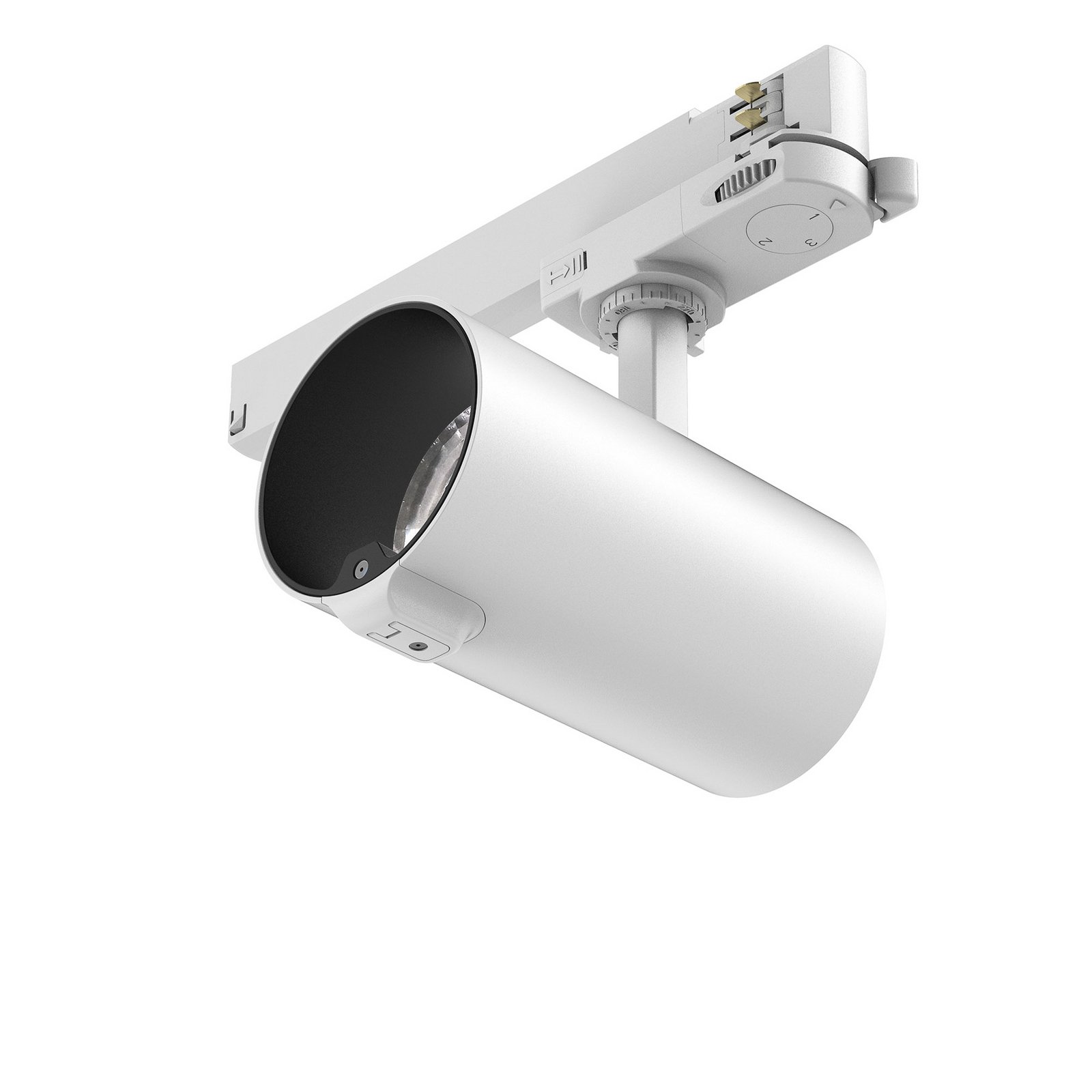 SLC LED spot Meta Pro AI διπλού αισθητήρα, λευκό, 3-φασική τροχιά