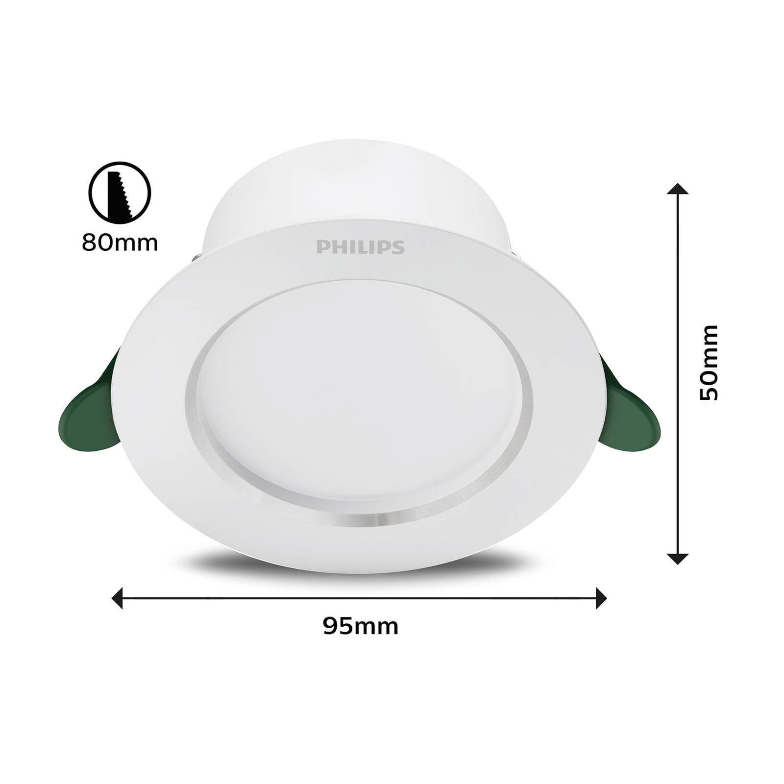 Levně Philips Diamond Cut LED spot Ø9,5cm 360lm/2W 840