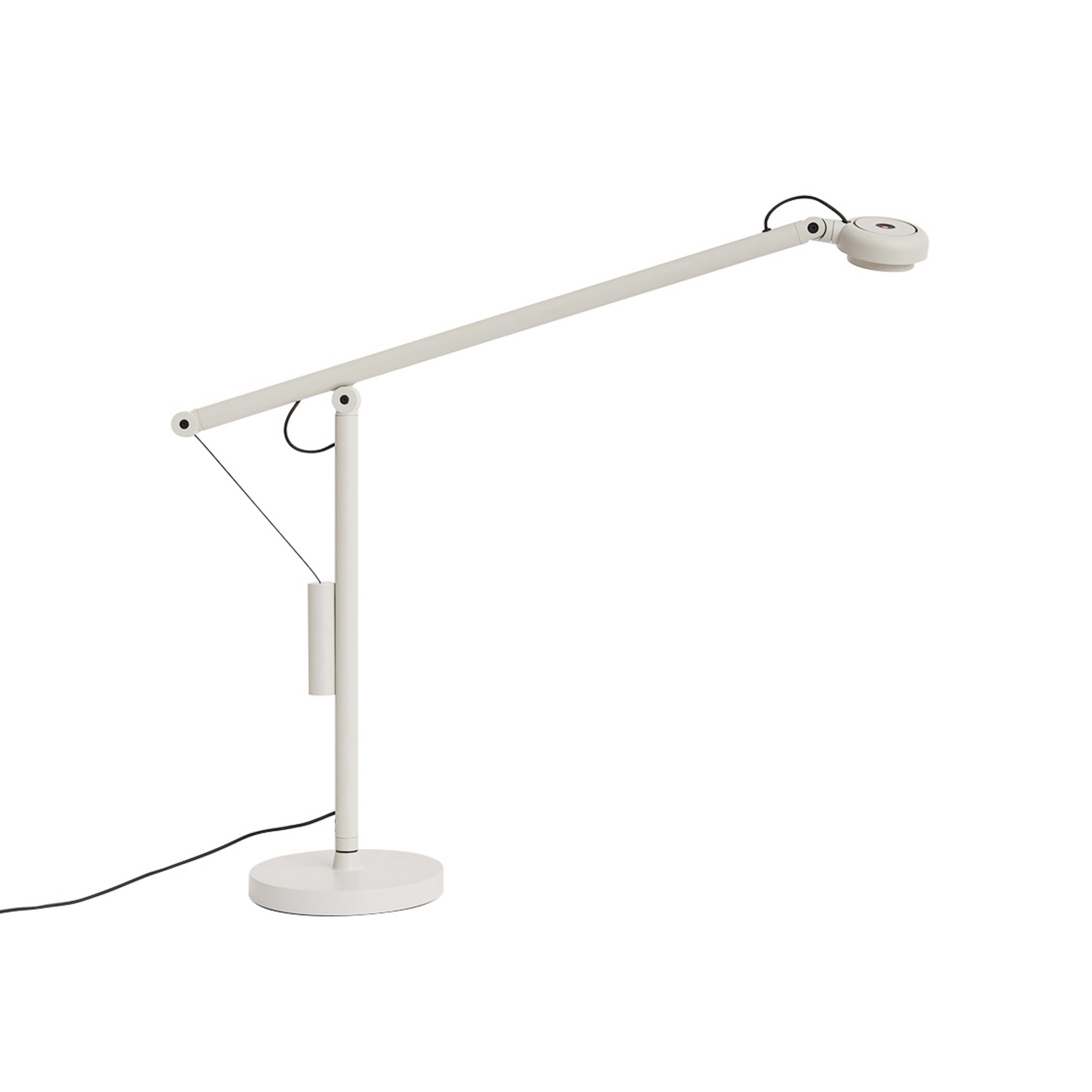 Lampe de bureau LED Fifty-Fifty, grise, 45 cm, à intensité variable - HAY