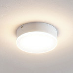 Lindby Leonta LED ceiling lamp, white, dimmable