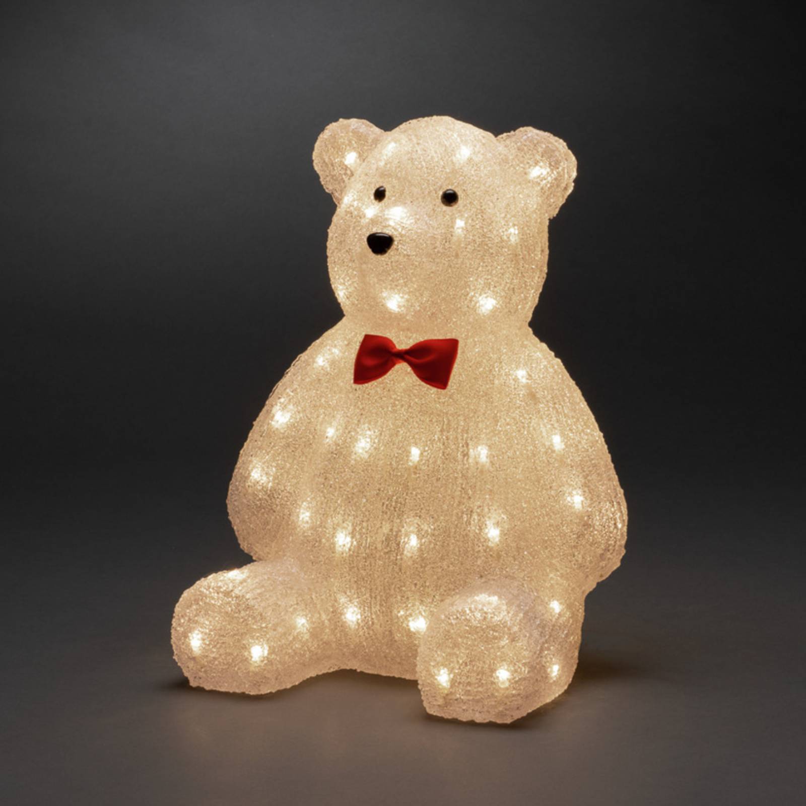 Levně LED dekorace Teddybär čirá IP44 výška 38 cm