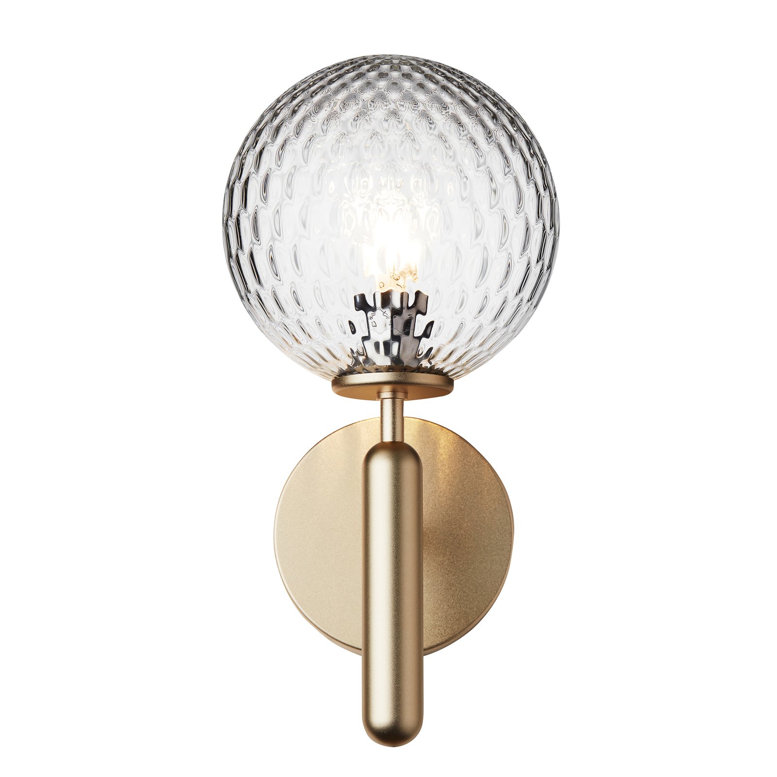 Miira Applique da Parete Ottone/Optic Clear - Nuura