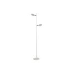Aluminor Declic LED stojací lampa, dva zdroje bílá