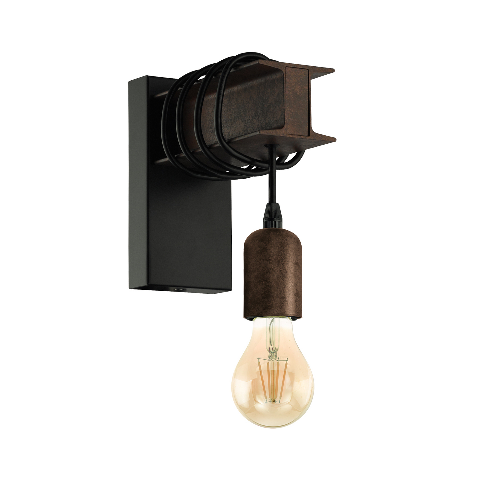 Applique Townshend di acciaio, marrone