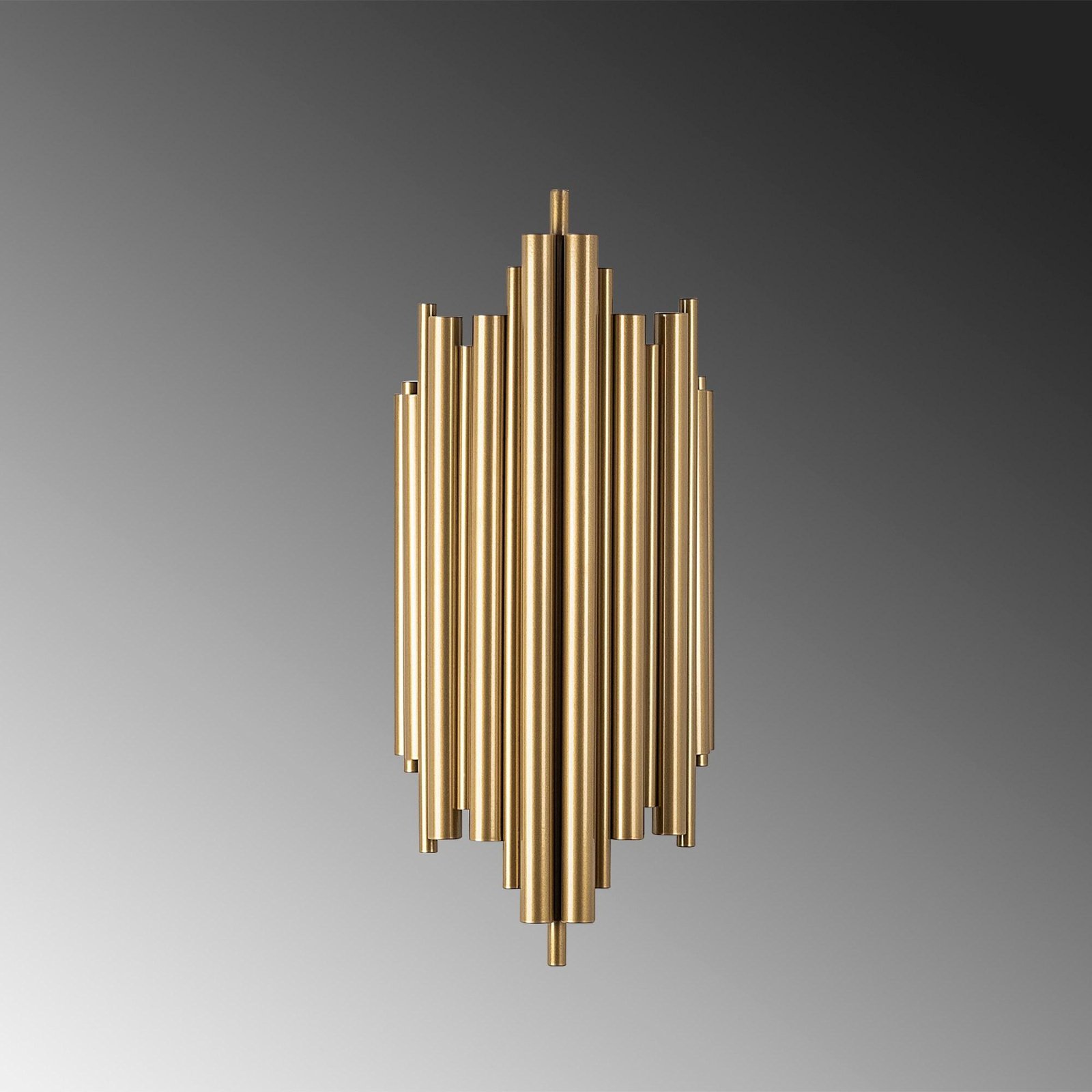 Reis 13341 wall light, gold-coloured, metal, height 50 cm