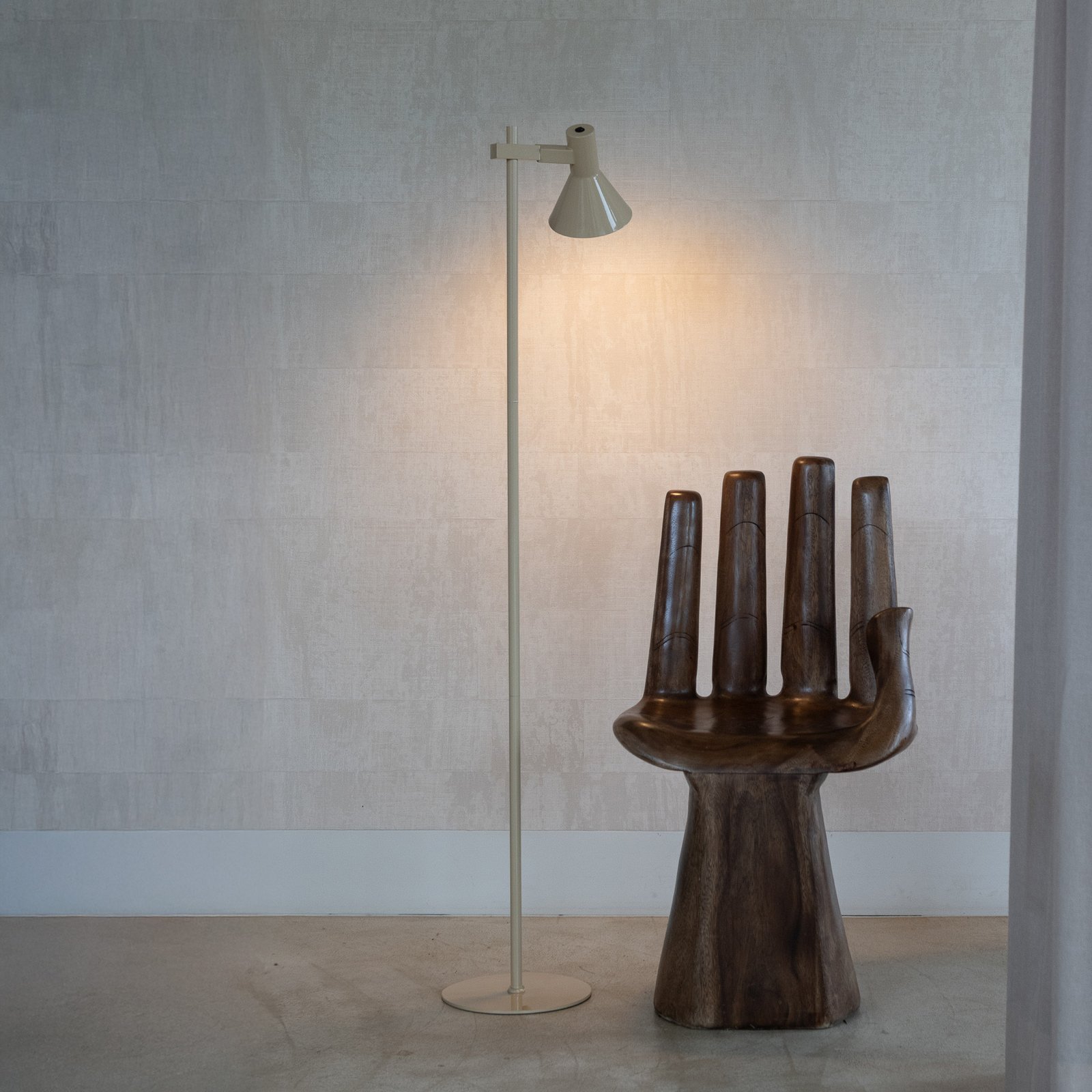 IT'S ABOUT ROMI Stehlampe Stavanger, beige, Höhe 146 cm