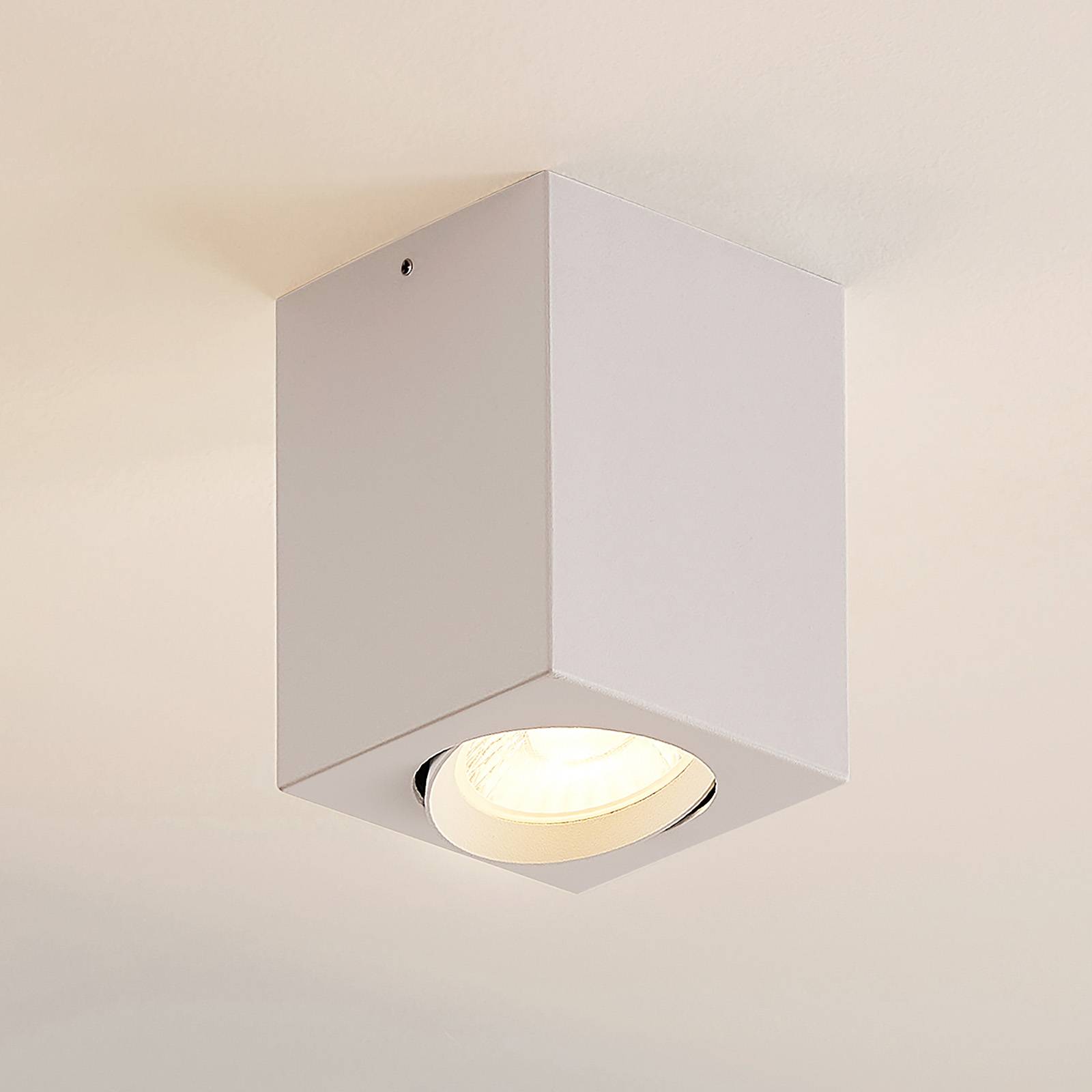 Arcchio Basir spot pour plafond LED en blanc 8 W