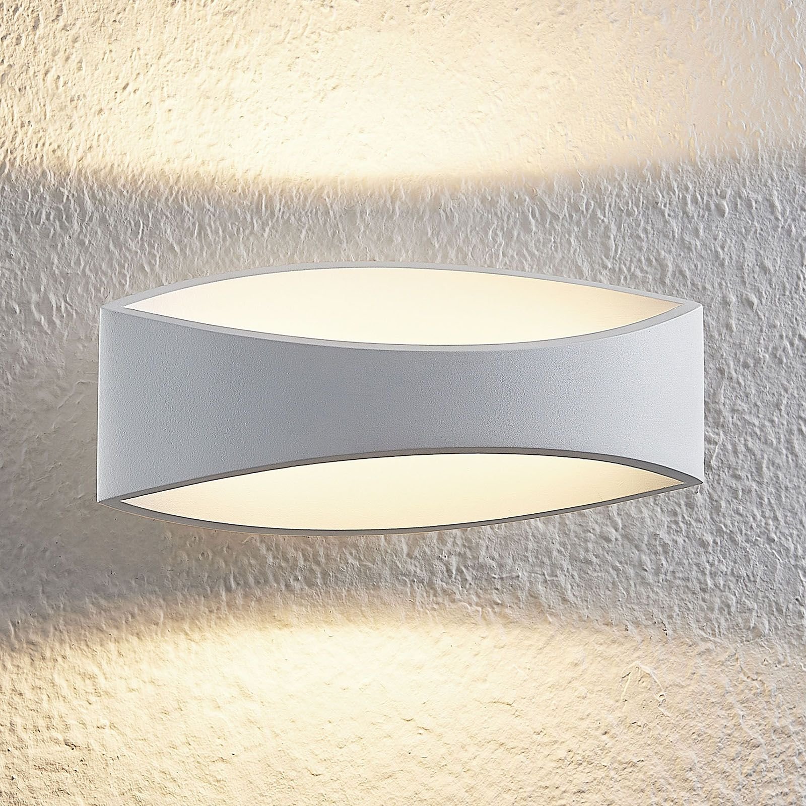 Arcchio Jelle nástenná LED, 25 cm, biela