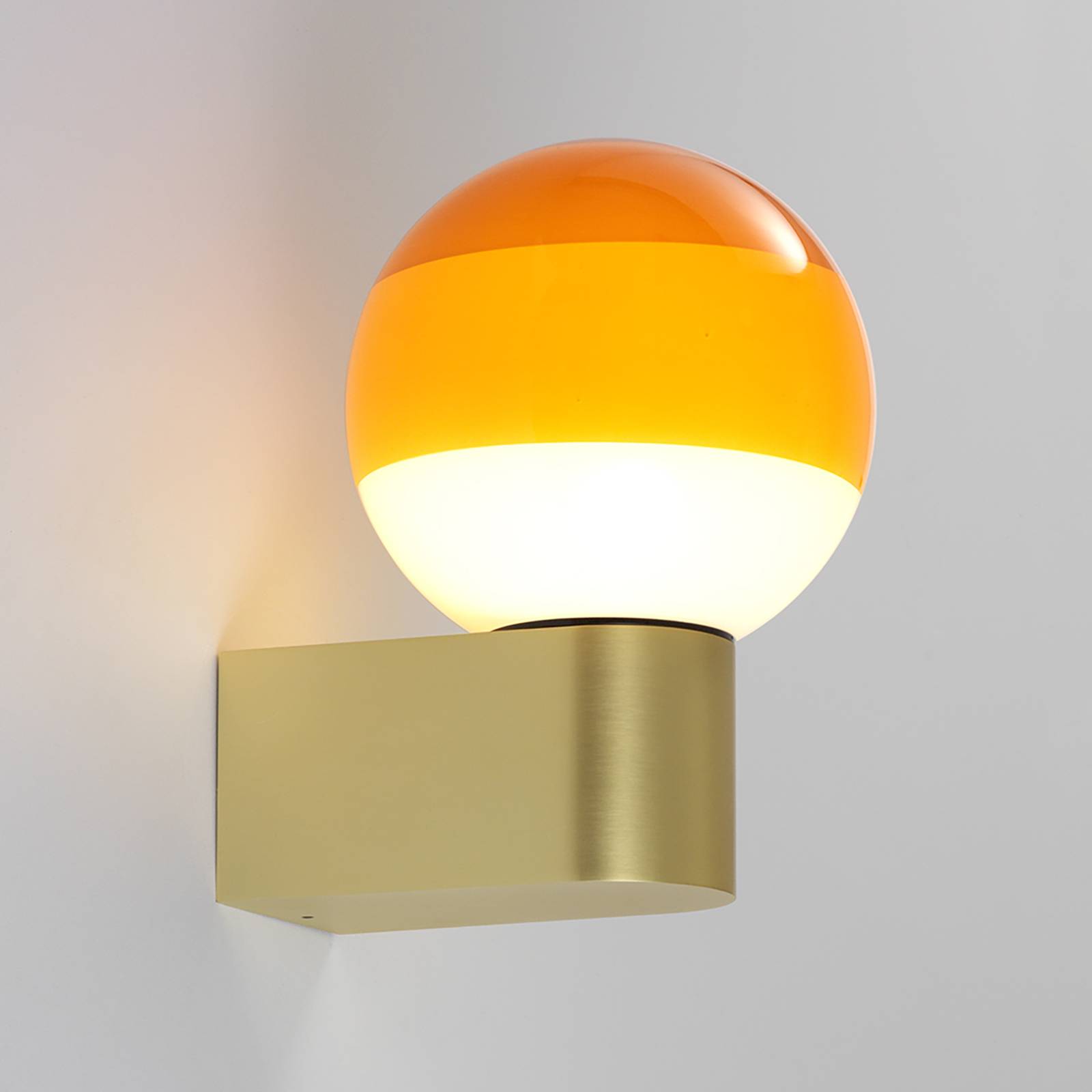 MARSET Dipping Light A1 LED-væglampe orange/guld