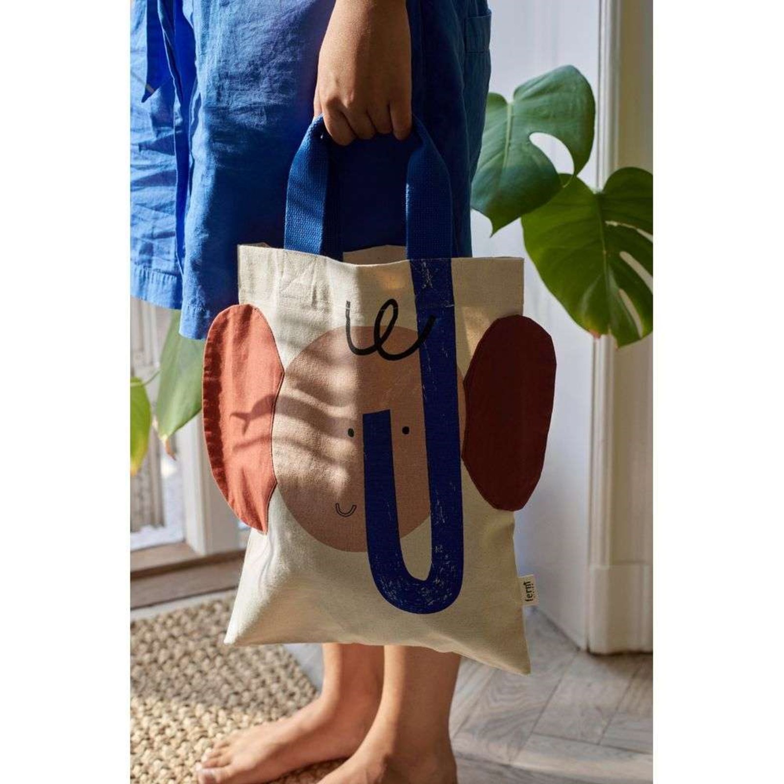 Elephant Totebag Off-White - ferm LIVING