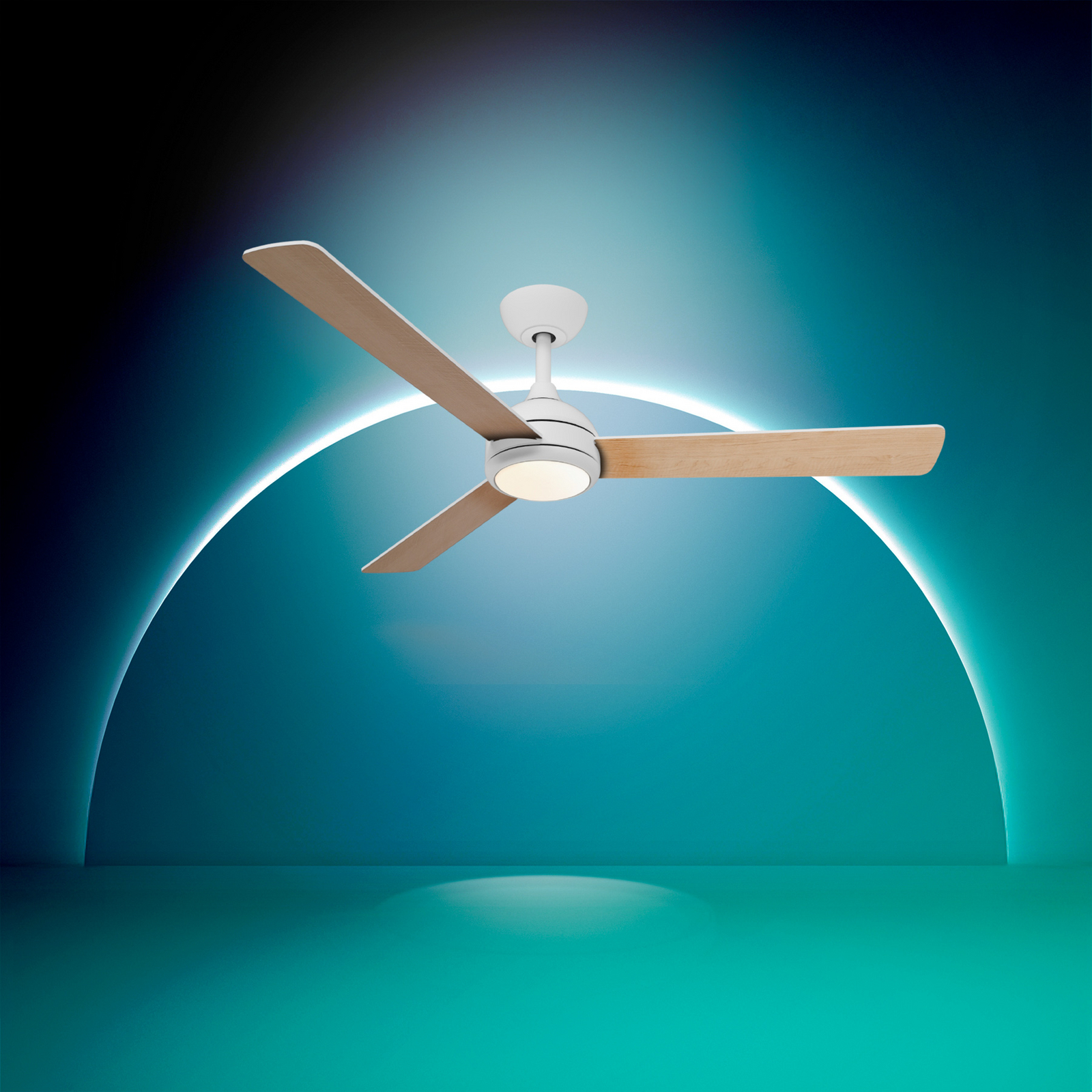 Philips Civx LED stropni ventilator, bijela/smeđa, DC, tih Philips Civx LED stropni ventilator, bijela/smeđa, DC, tih