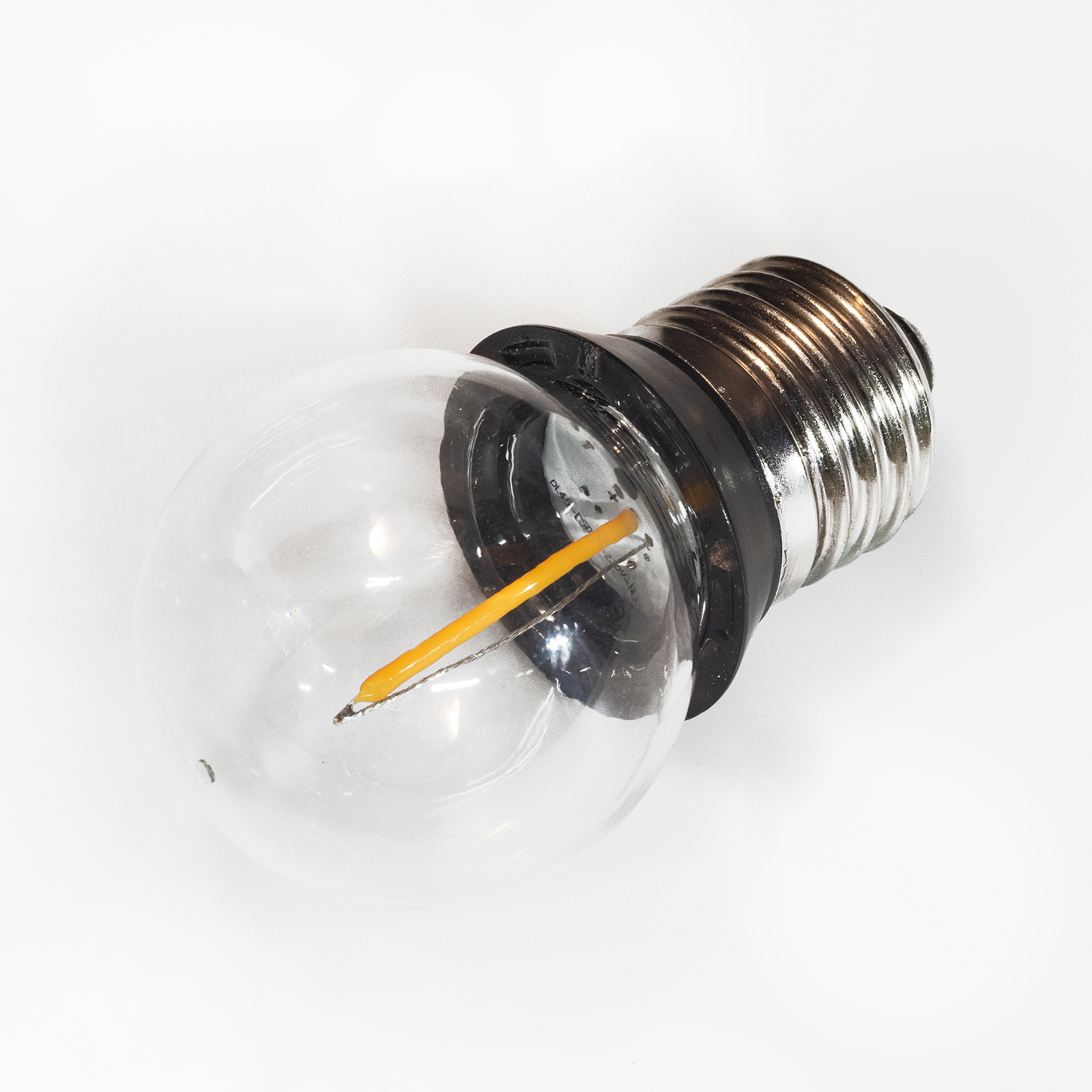 E27 0,9W COB-LED dropplampa med tätningsring