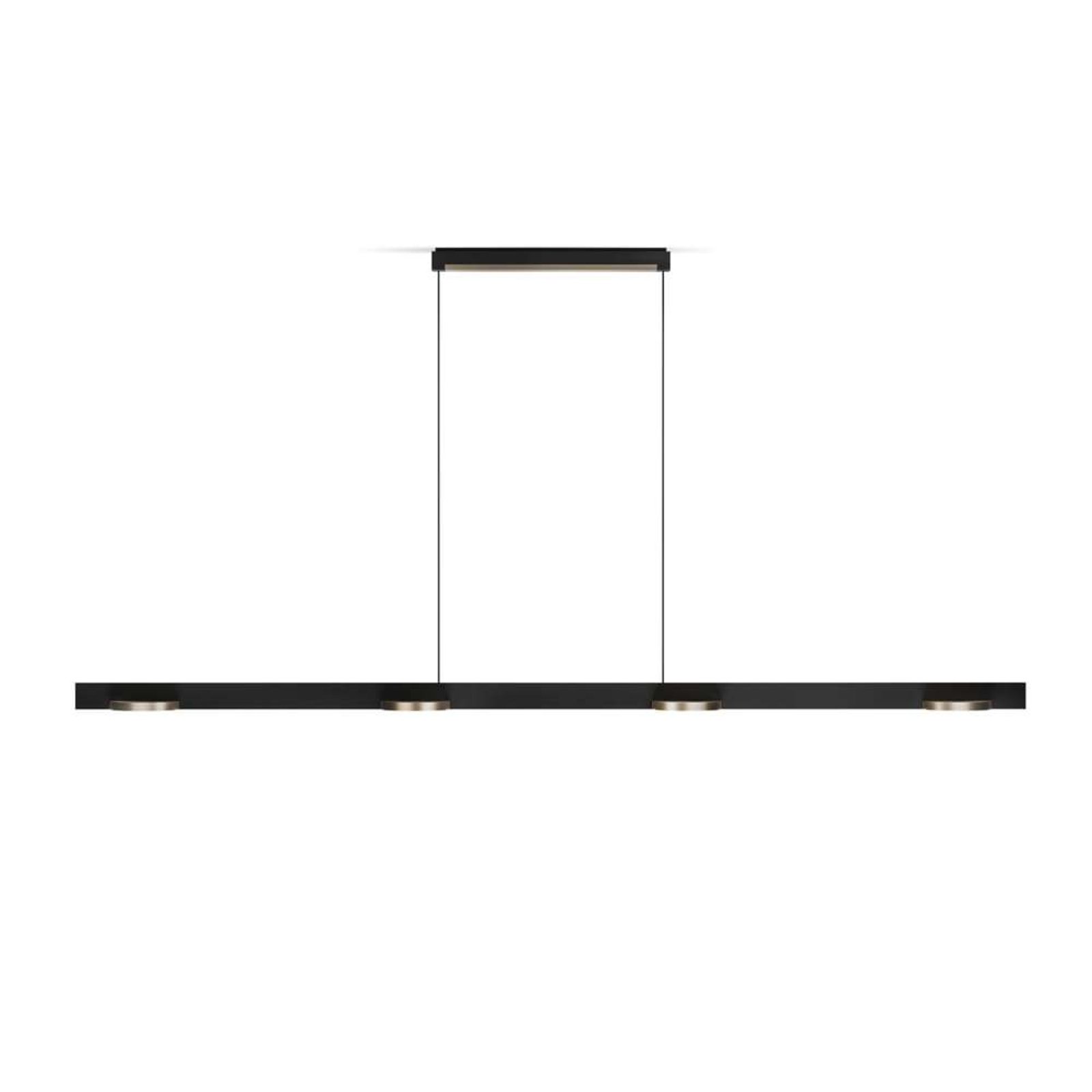 Inlay S1800 Linear Lustră Pendul 2700-6500K Black/Gold - Light-Point