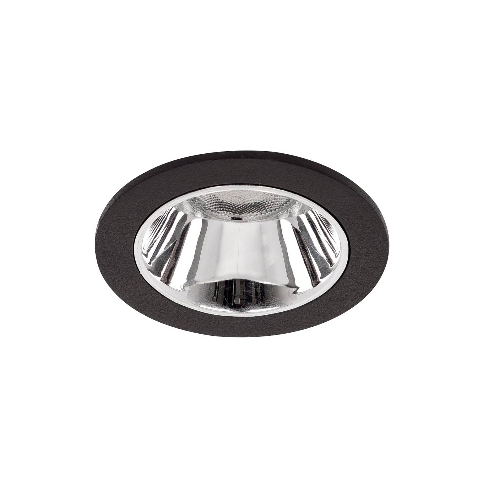 BRUMBERG Apollo Micro, glatt, rund, DALI, 4.000 K, schwarz
