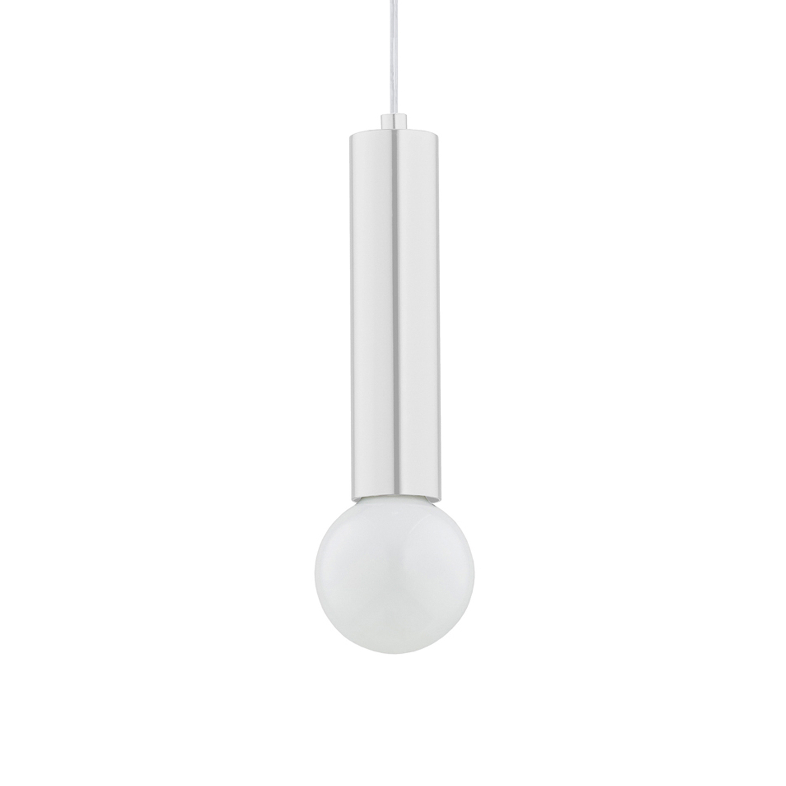 Jazz pendant light, one-bulb, white