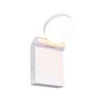 LED outdoor wall light Adour, matt white, tiltable, CCT, IP44