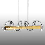 Menzel Donna - lampă susp. LED cu foiță de aur