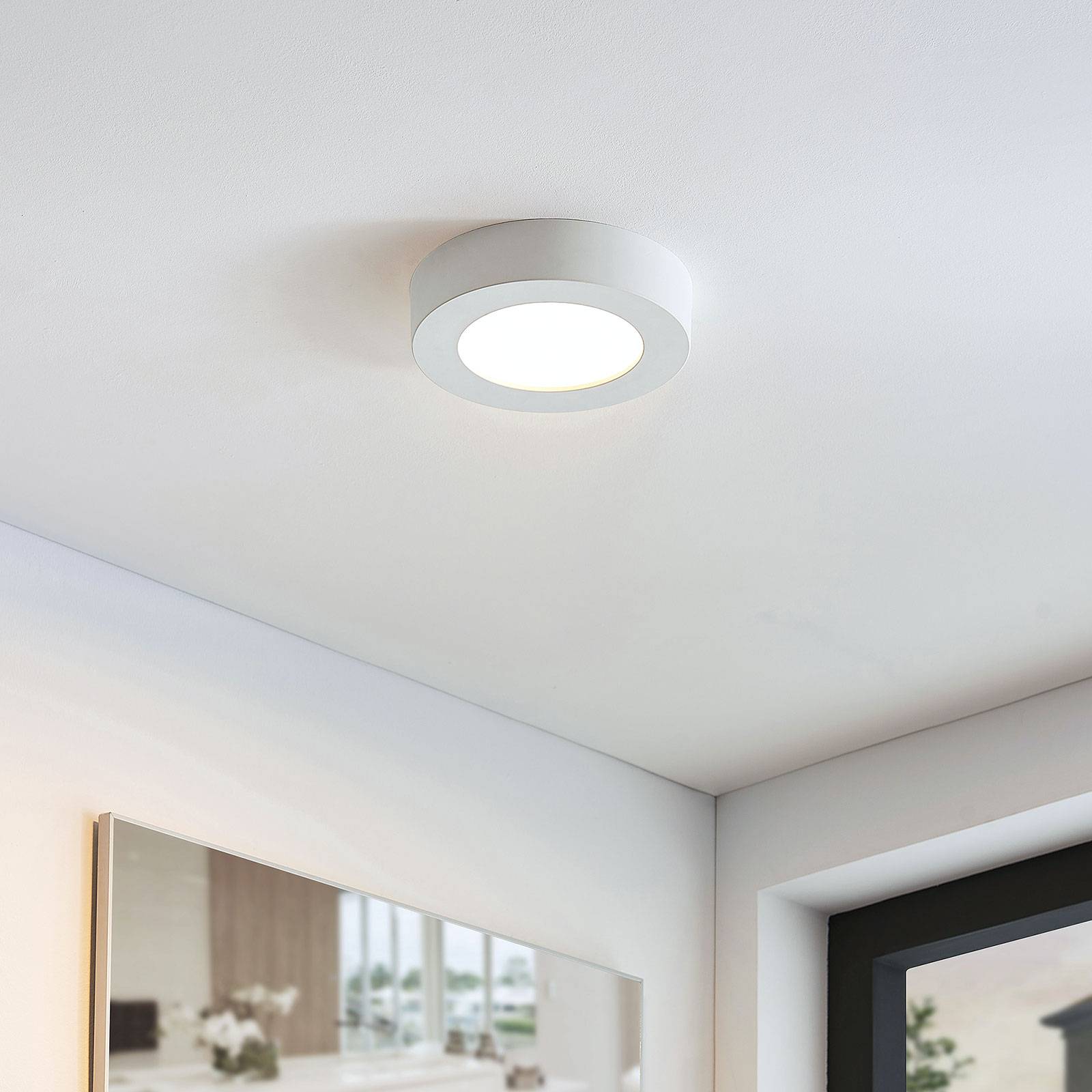 Arcchio Plafonnier LED Marlo blanc 3 000 K rond 18,2 cm