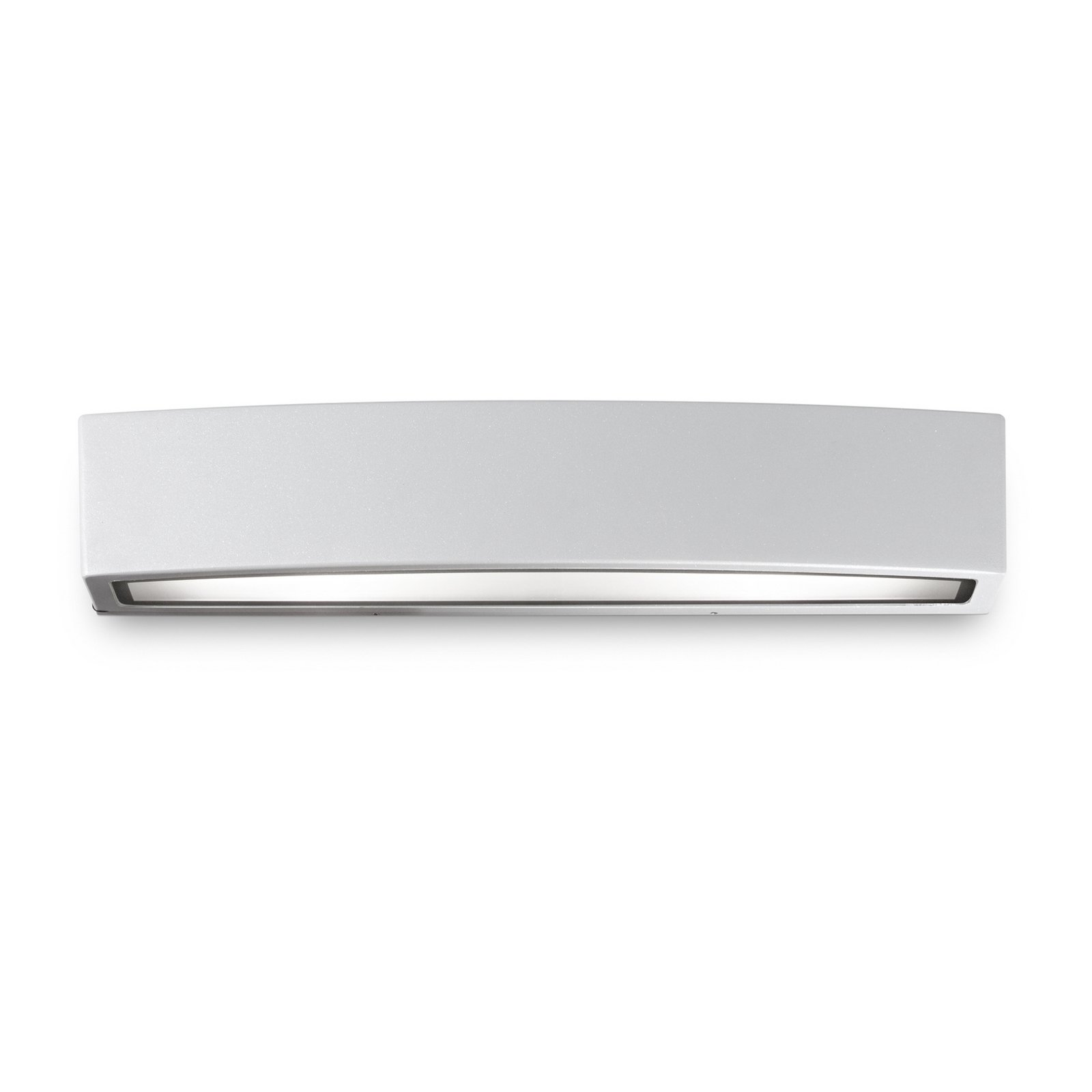 Ideal Lux utomhusvägglampa Andromeda, grå, bredd 45 cm, E27