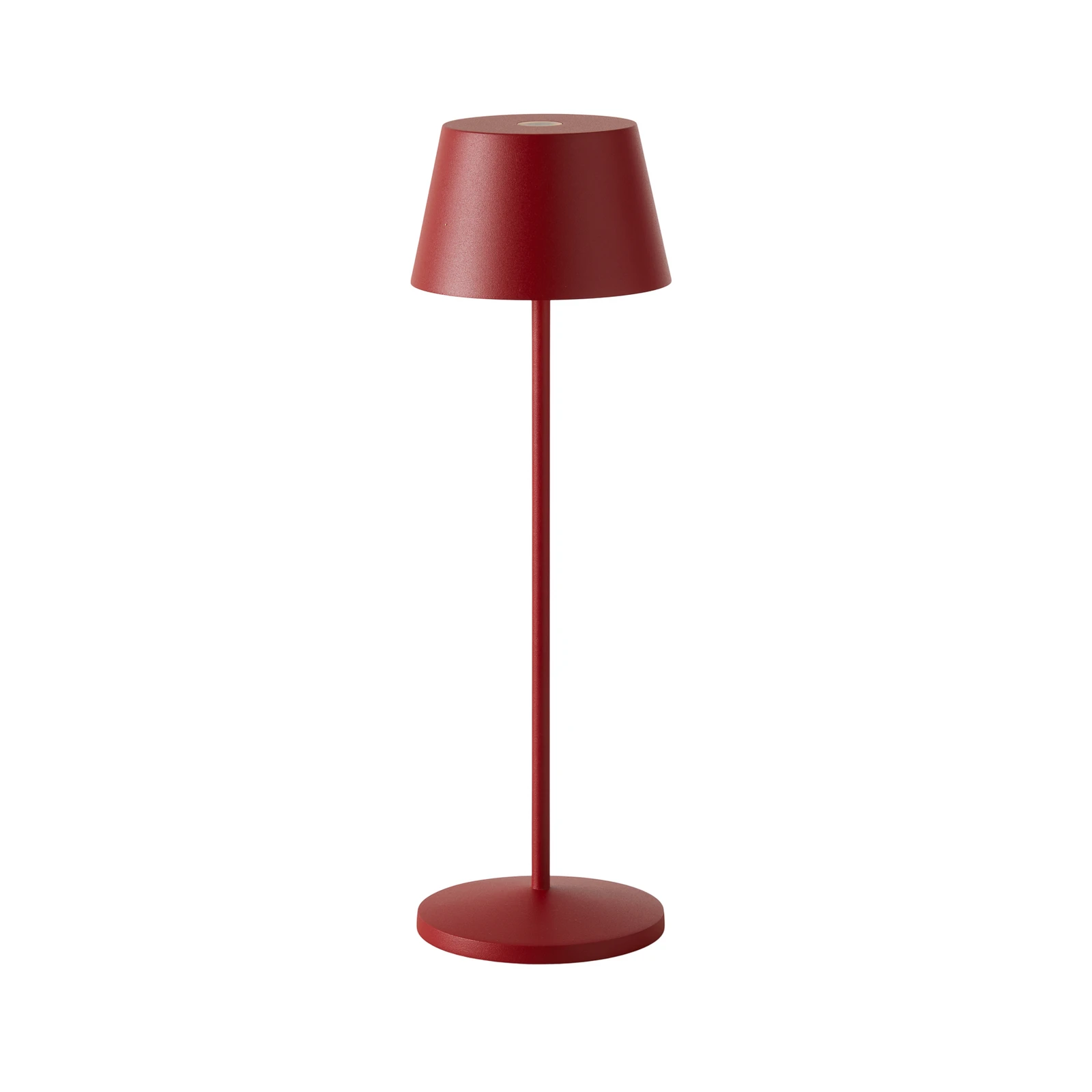 LOOM DESIGN LED oppladbar terrasselampe Modi rubinrød 36 cm CCT