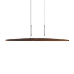 HerzBlut Arco LED závesná lampa olejovaný orech 130cm