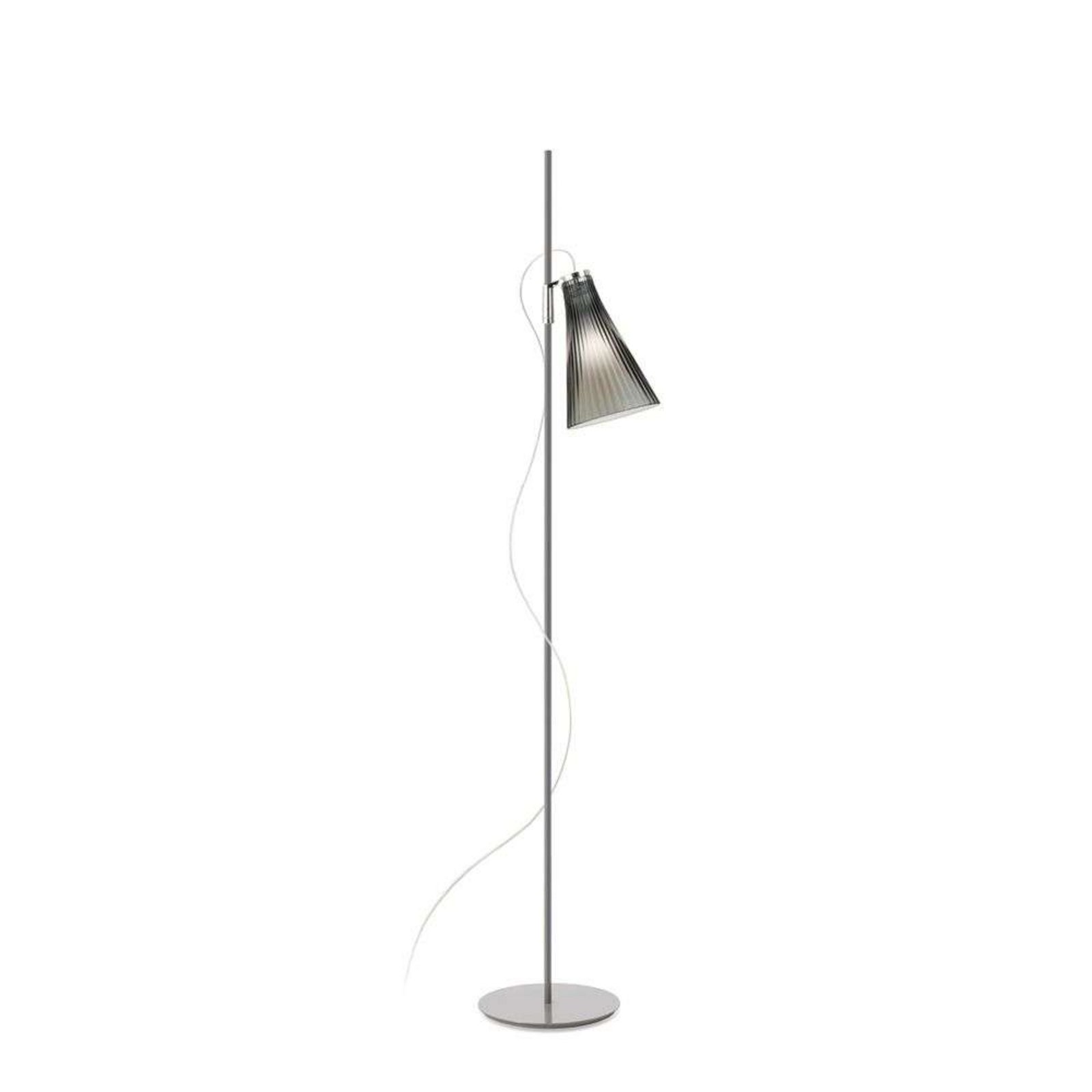 K-Lux Floor Lamp Grey/Smoke - Kartell