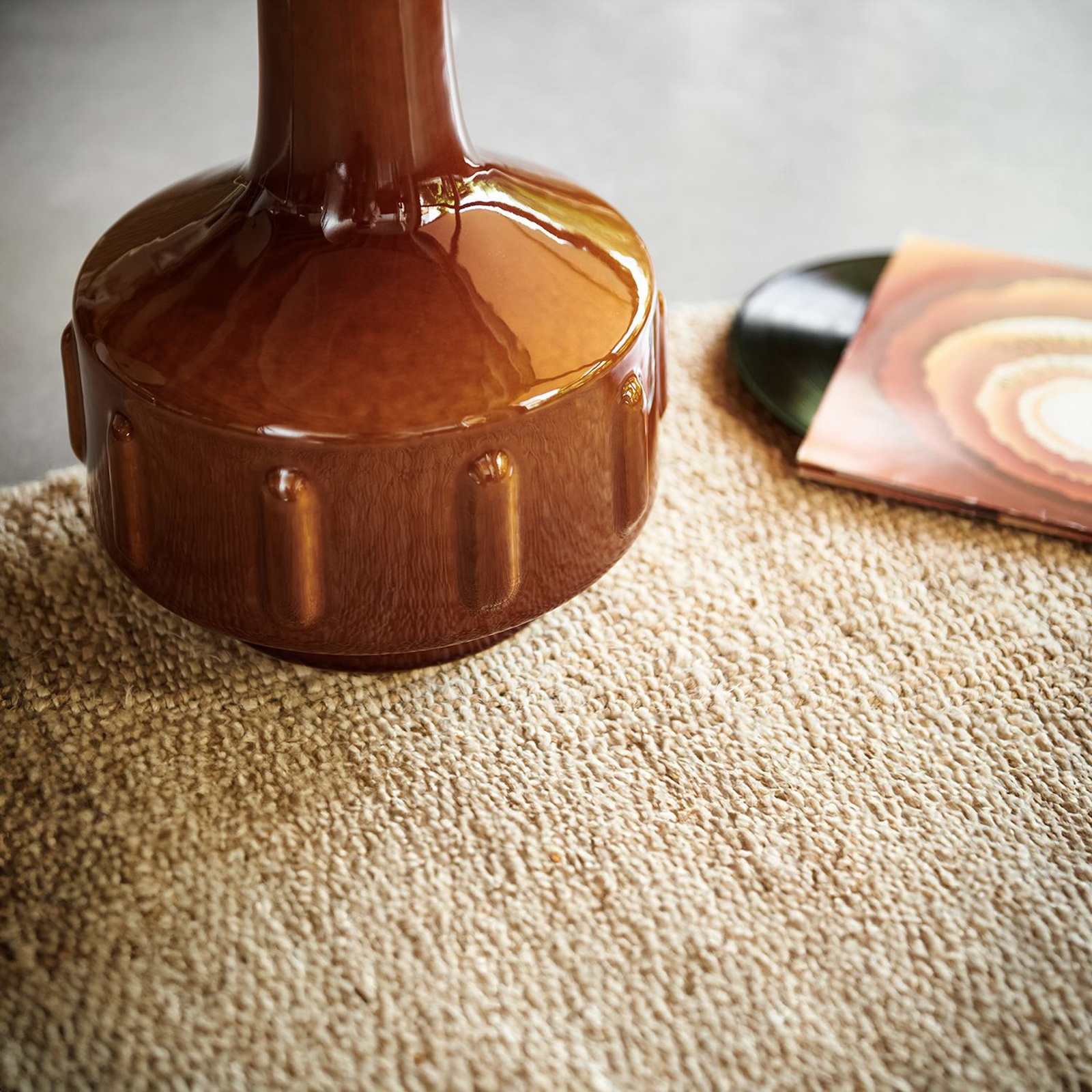 Jimmy Stehlampe braun/beige, Höhe 121 cm - MARKET SET Jimmy Stehlampe braun/beige, Höhe 121 cm - MARKET SET