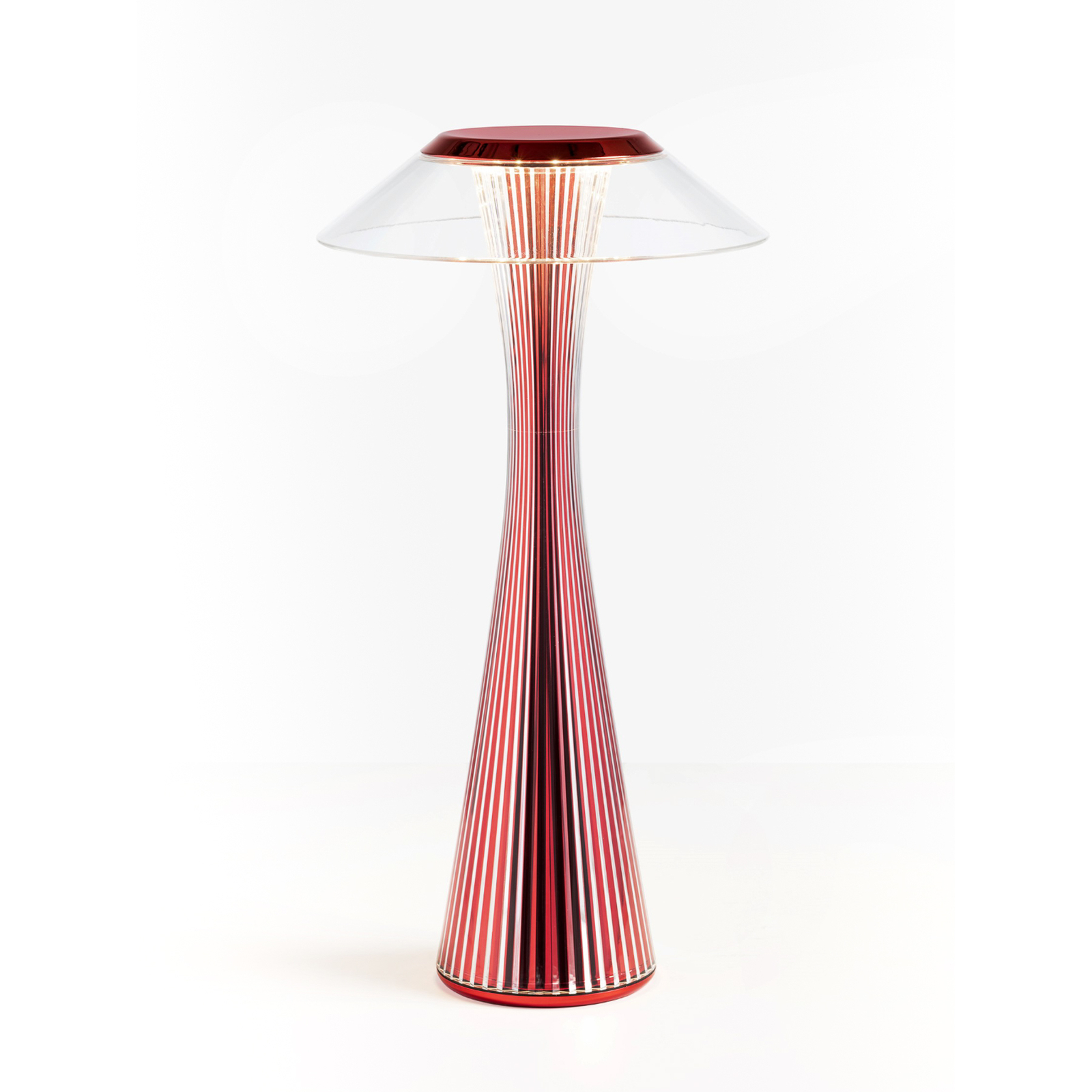 Kartell Space LED stolní lampa červená