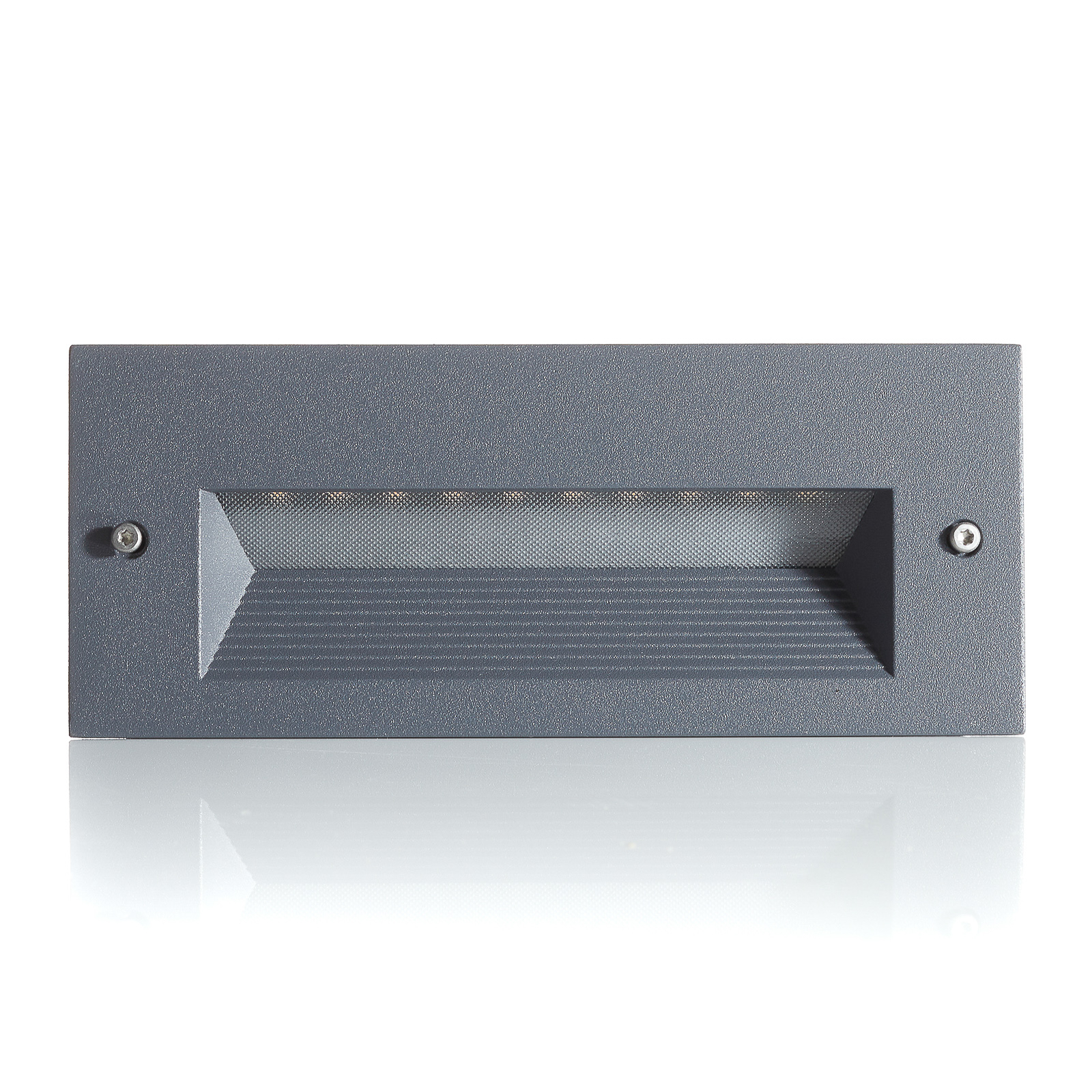 BEGA 33053 LED wall light 3,000K graphite 17cm