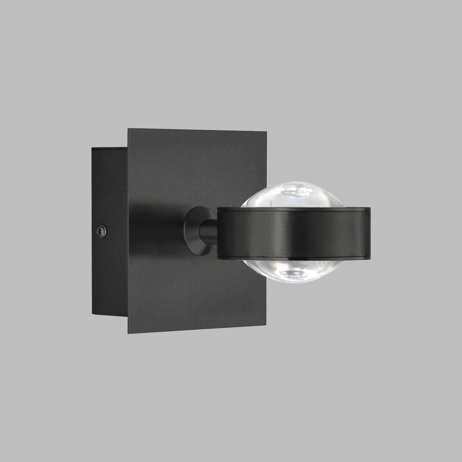 Schöner Wohnen Lense LED-Wandleuchte, CCT, schwarz
