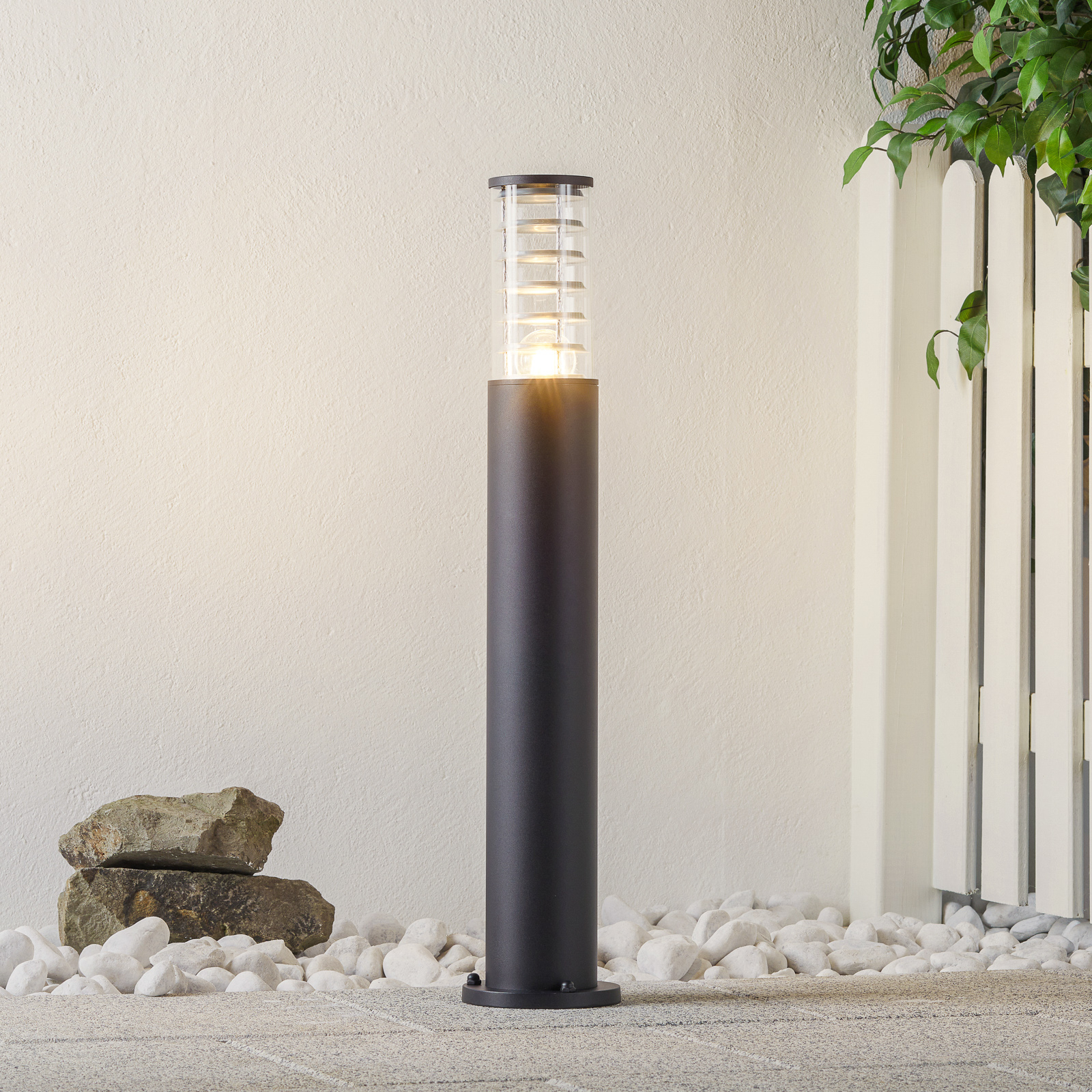 Maytoni Bronx path light, metal, glass, E27, 60 W, energy efficiency: A++, H: 79.6 cm