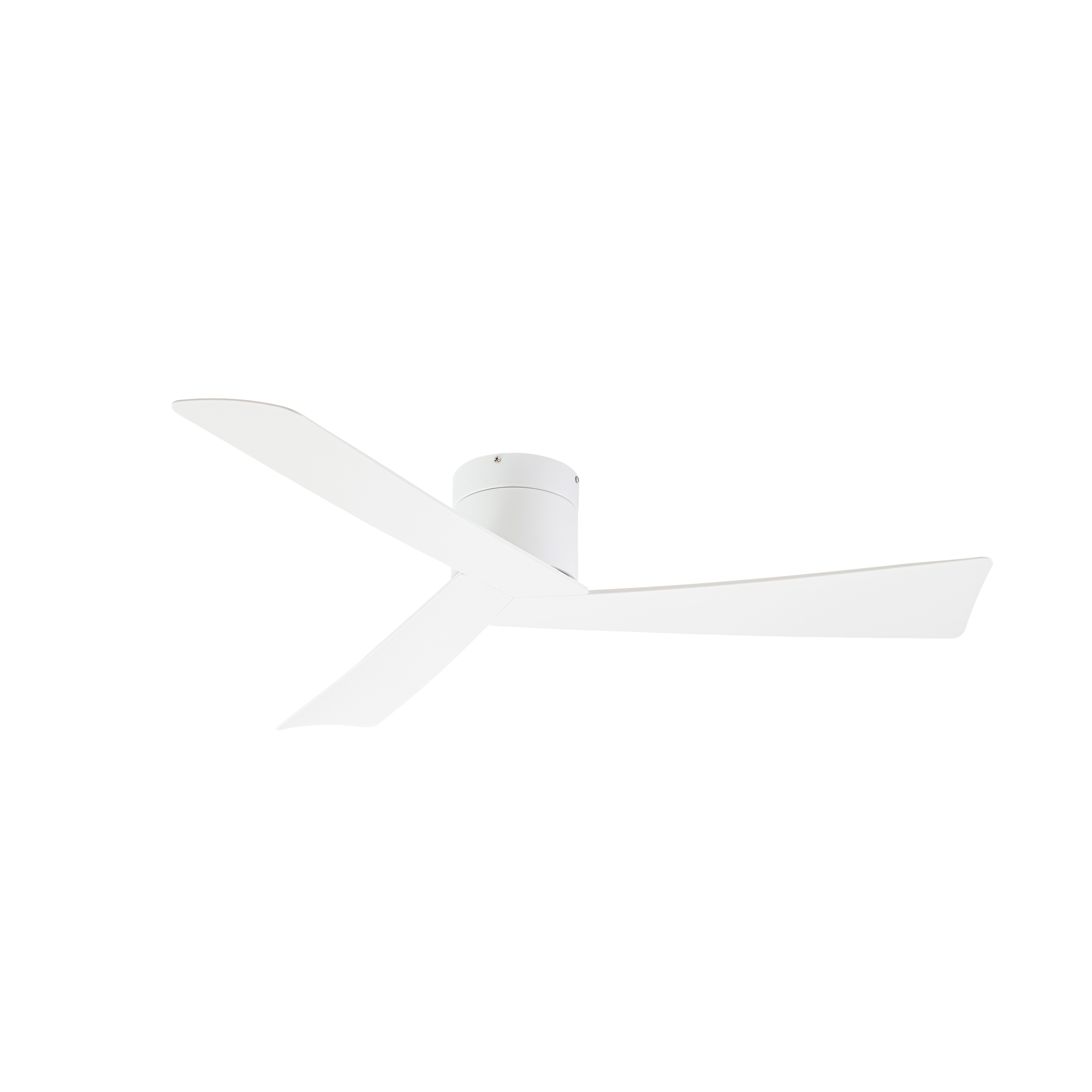 Ventilateur de plafond Ventoro, blanc, métal, Ø 132 cm - Lucande
