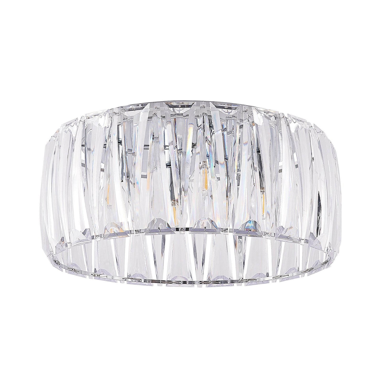 Sofia Plafondlamp Transparent/Chrome - Lindby