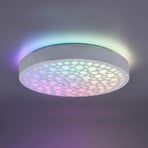 Chizu LED ceiling light, Ø 40.5 cm, dimmable, RGB