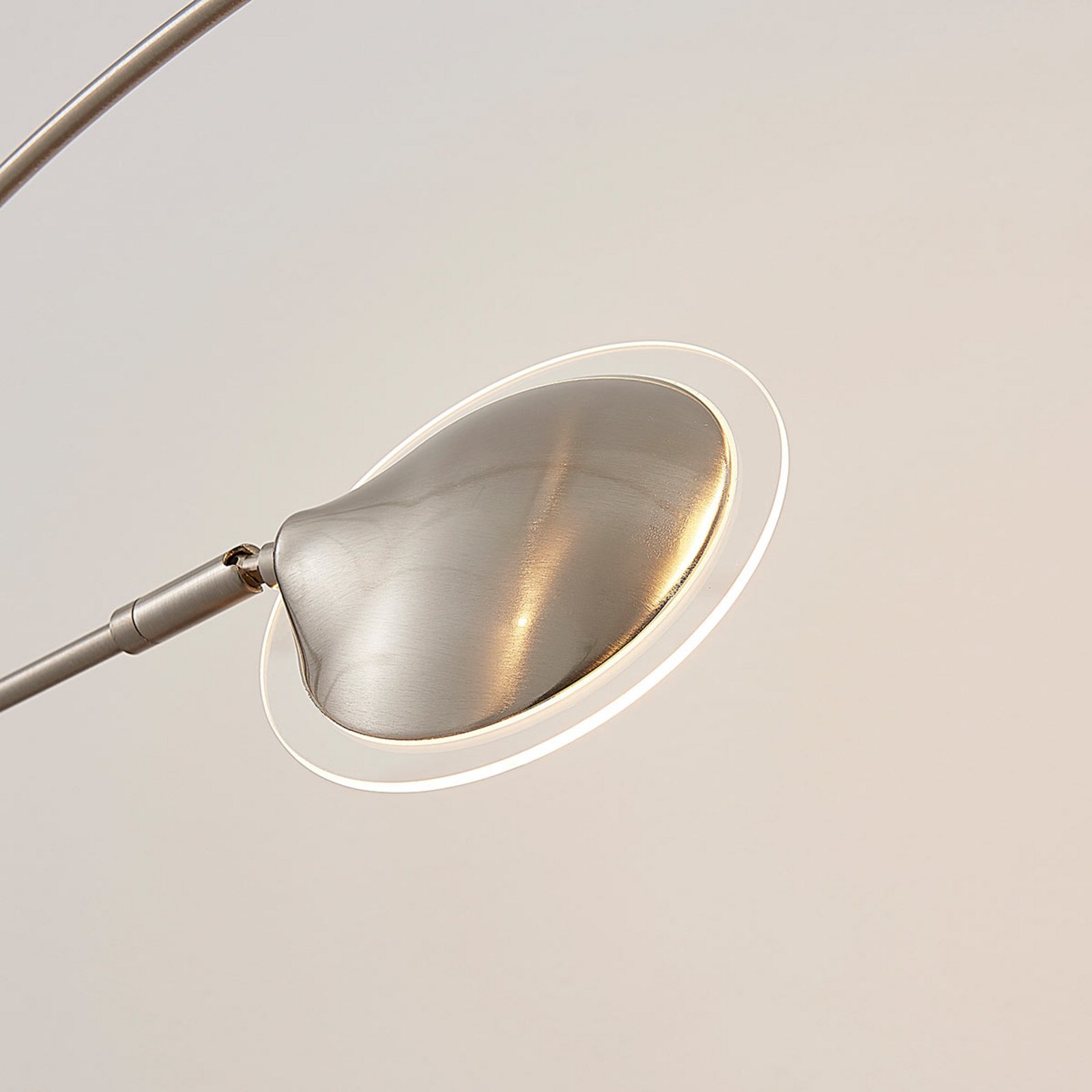 Anea 5 Lattiavalaisin Nickel/White - Lindby