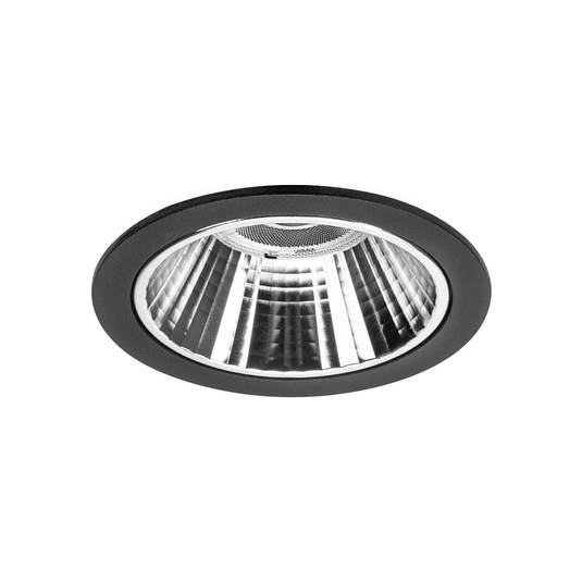 BRUMBERG Apollo Mini faceted DALI, round, 4,000 K, black | Lights.co.uk