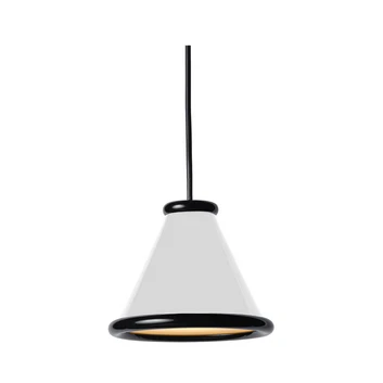 Belle Lampada a Sospensione Ø15 Glossy White/Glossy Black - Belid