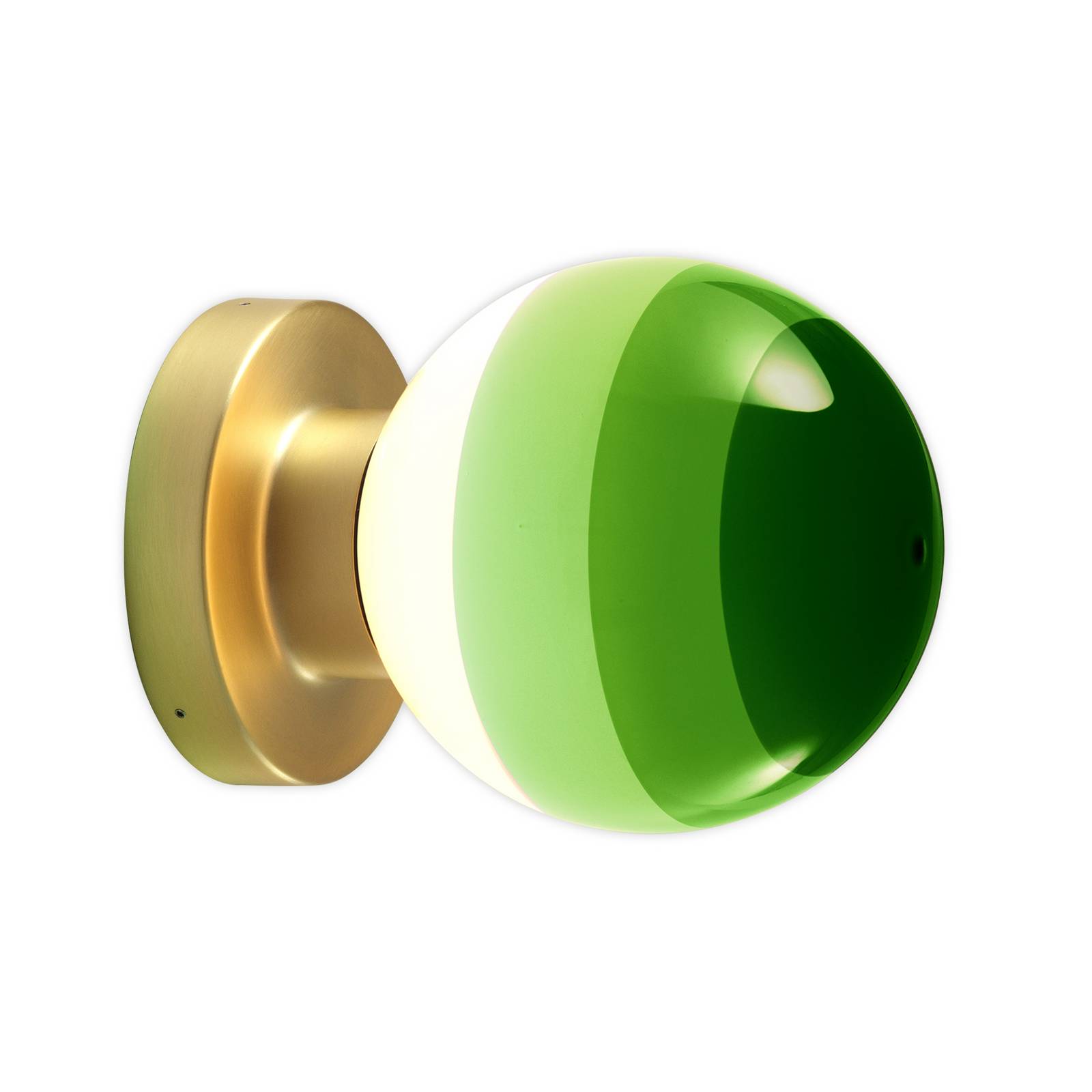 MARSET LED-Wandlampe Dipping Light A2, grün/gold