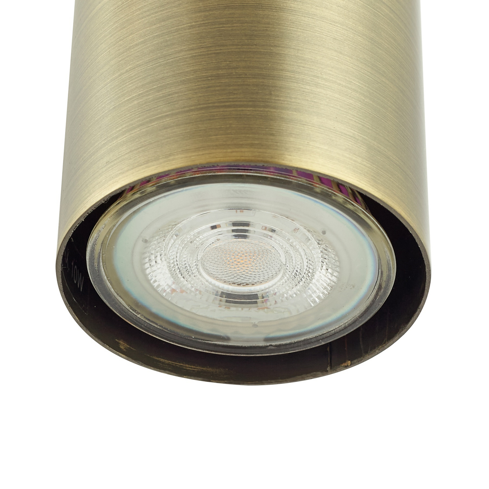 Lampada a sospensione Lindby Joffrey, Ø 24 cm, ottone, a 3 luci, GU10