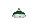 Large 1933 Design Lustră Pendul District Line Green - Coolicon