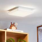Prios Artin LED ceiling lamp, angular, 22 cm