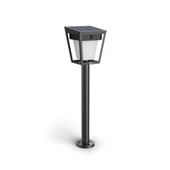 Lámpara LED con pica solar Philips Nissa UE, plástico, IP44